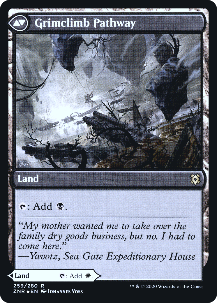 Brightclimb Pathway // Grimclimb Pathway (259) (Prerelease) (PZNR) - Foil