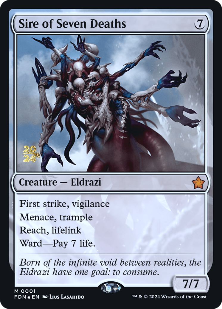 Sire of Seven Deaths (0001) (Prerelease) - Foil