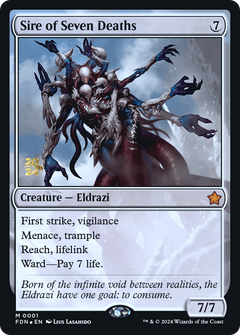 Sire of Seven Deaths (0001) (Prerelease) - Foil