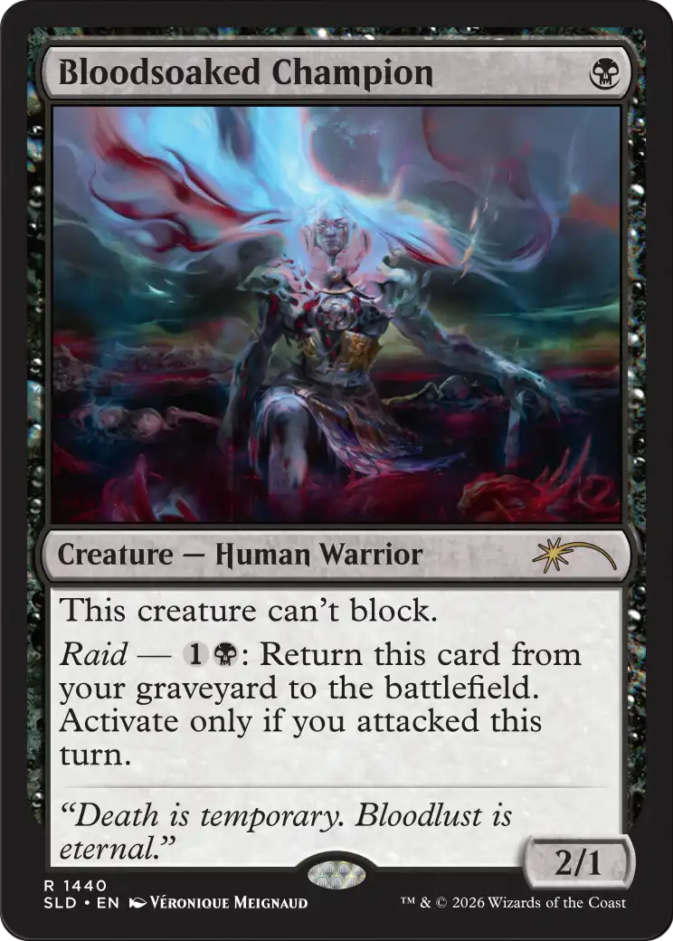 Bloodsoaked Champion (1440) (SLD) - Foil