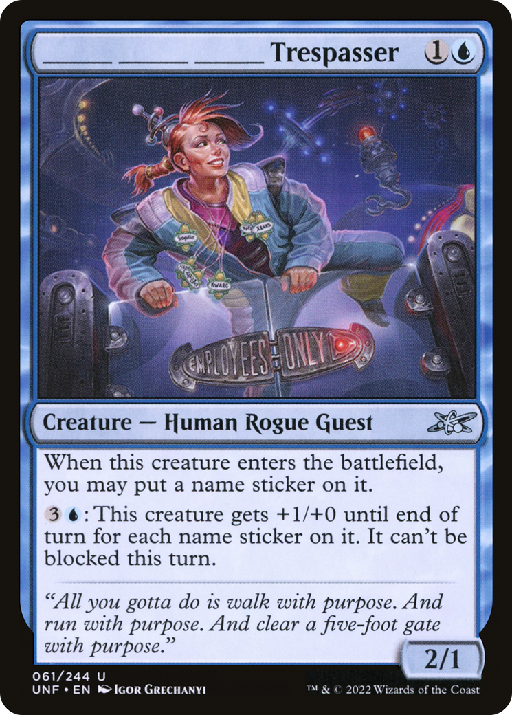 ______ ______ ______ Trespasser - Foil