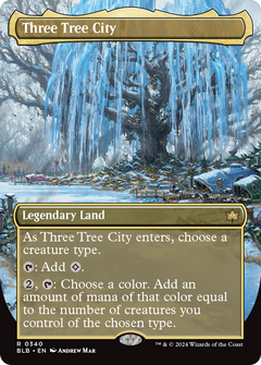 Three Tree City (0340) (Borderless) - Foil
