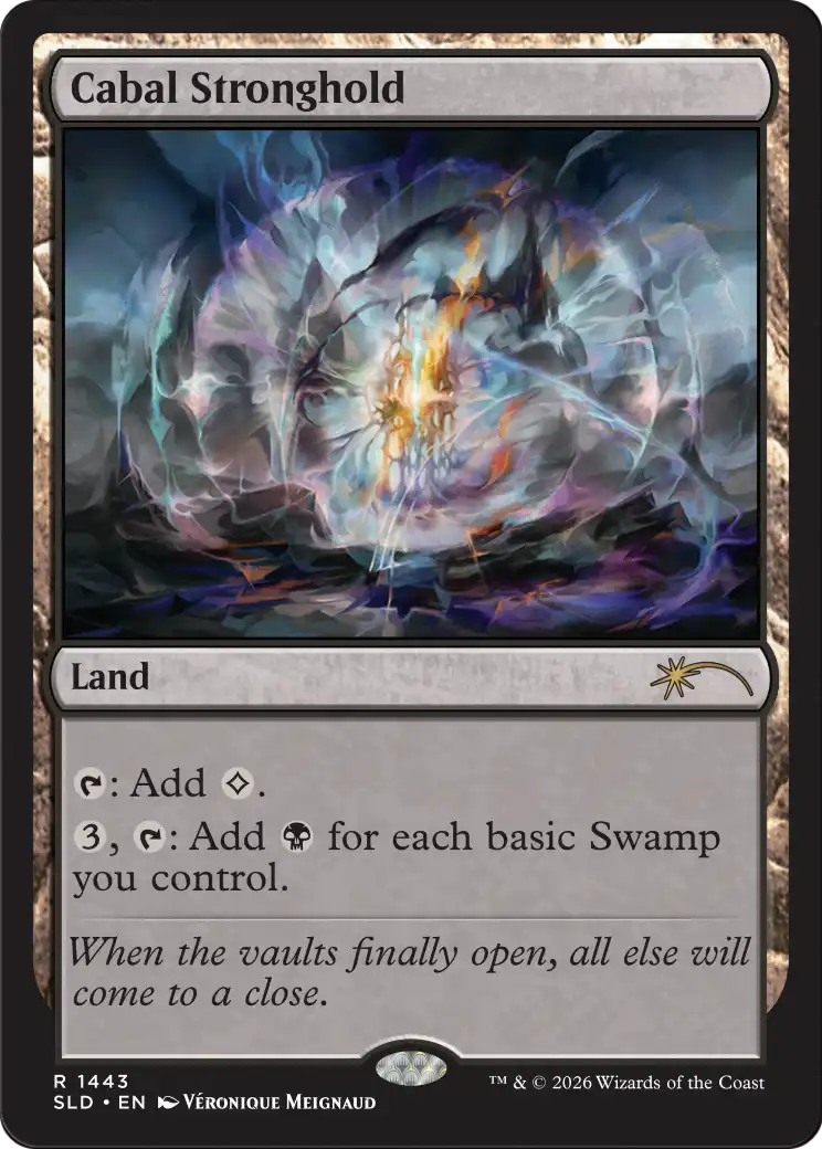 Cabal Stronghold (1443) (SLD) - Foil
