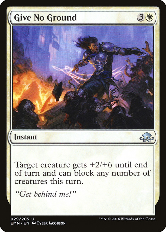 Give No Ground - Foil