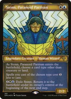 Stenn, Paranoid Partisan (361) (Showcase) - Textured Foil