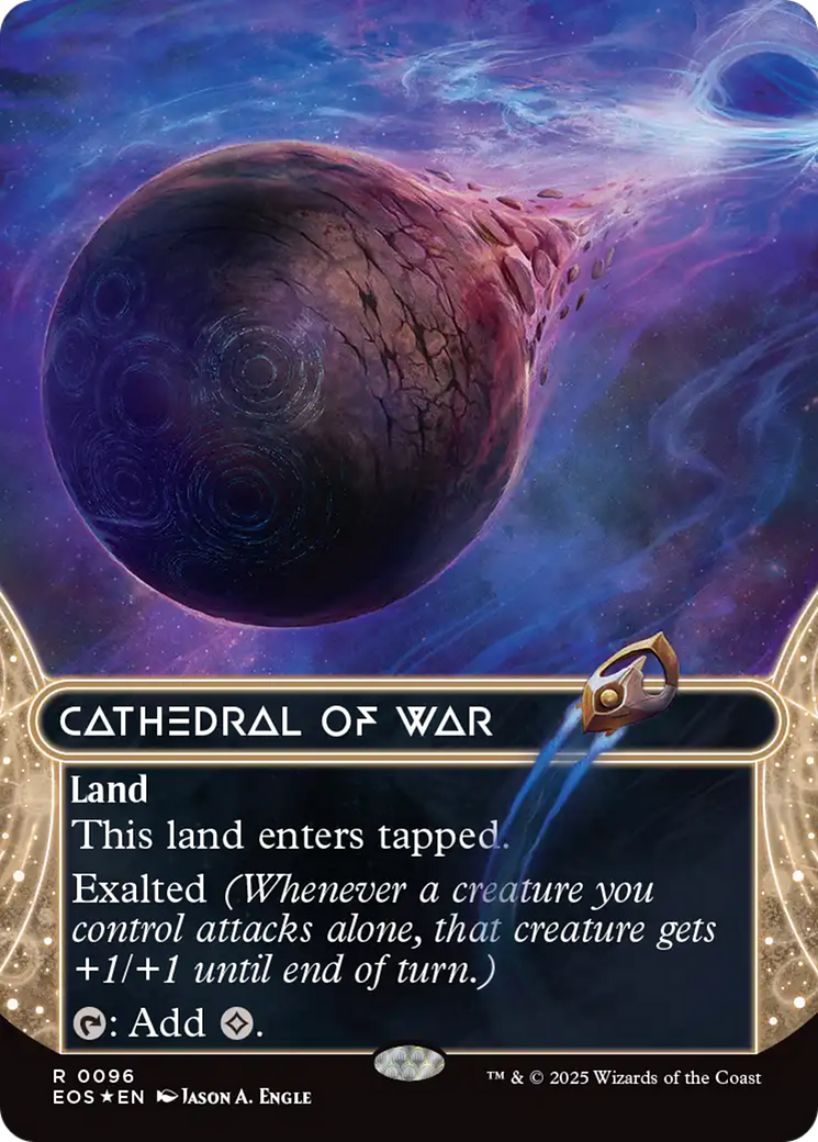 Cathedral of War (0096) (Borderless) - Galaxy Foil