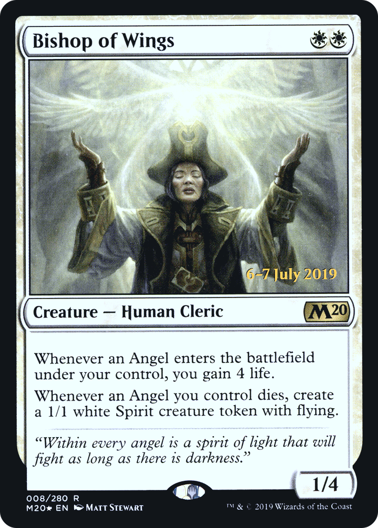 Bishop of Wings (008) (Prerelease) - Foil