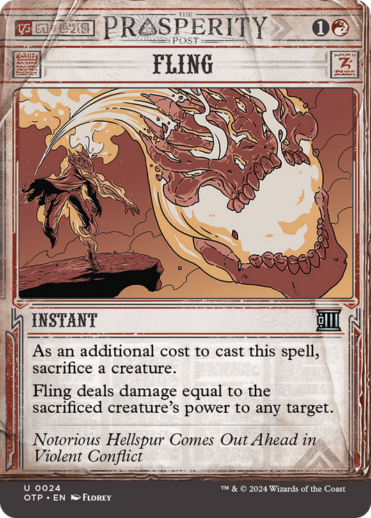 Fling (0024) (Showcase) - Foil
