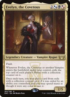 Evelyn, the Covetous (184) (Promo Pack) - Foil