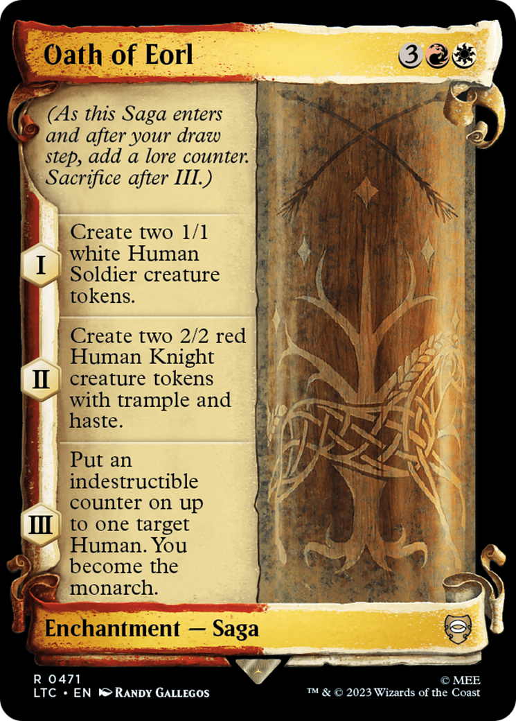 Oath of Eorl (0471) (Showcase) - Silver Foil