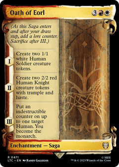 Oath of Eorl (0471) (Showcase) - Silver Foil
