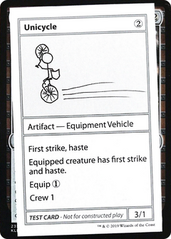 Unicycle (No PW Symbol)