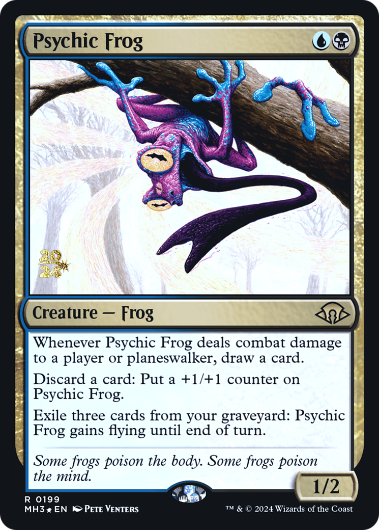 Psychic Frog (0199) (Prerelease) - Foil