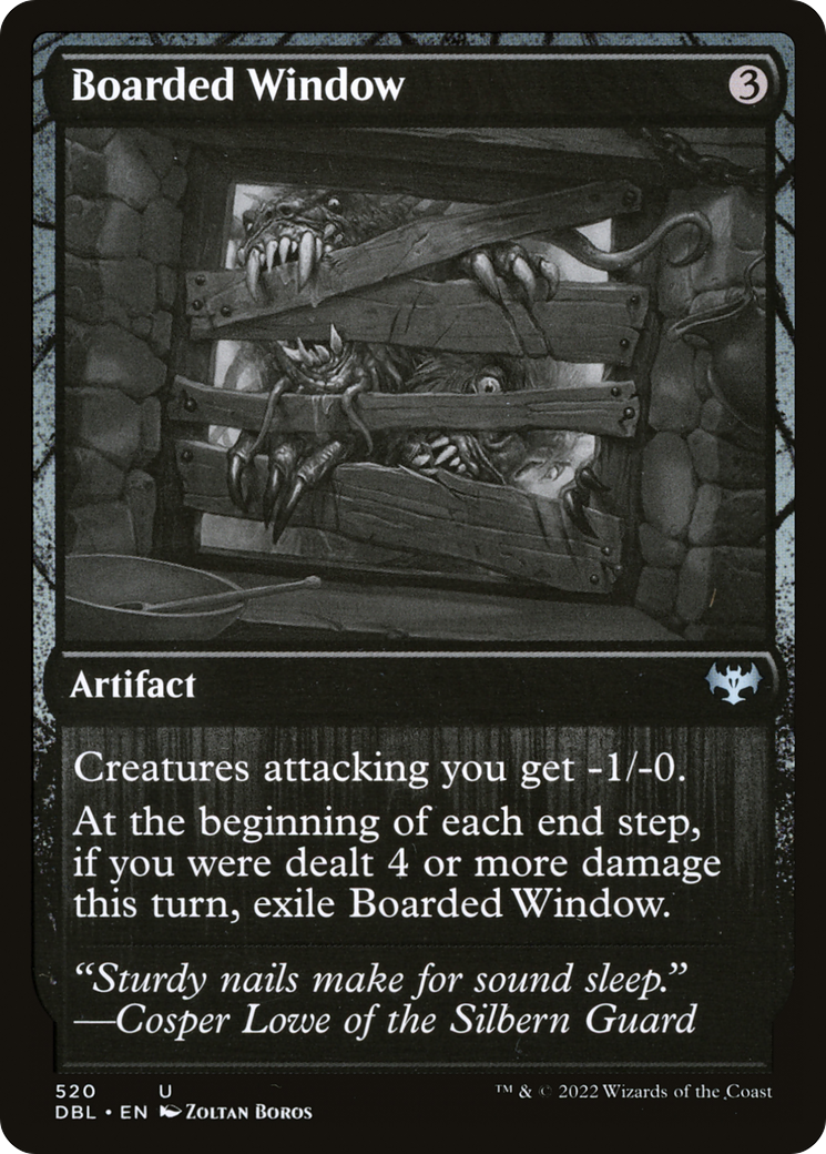 Boarded Window - Foil