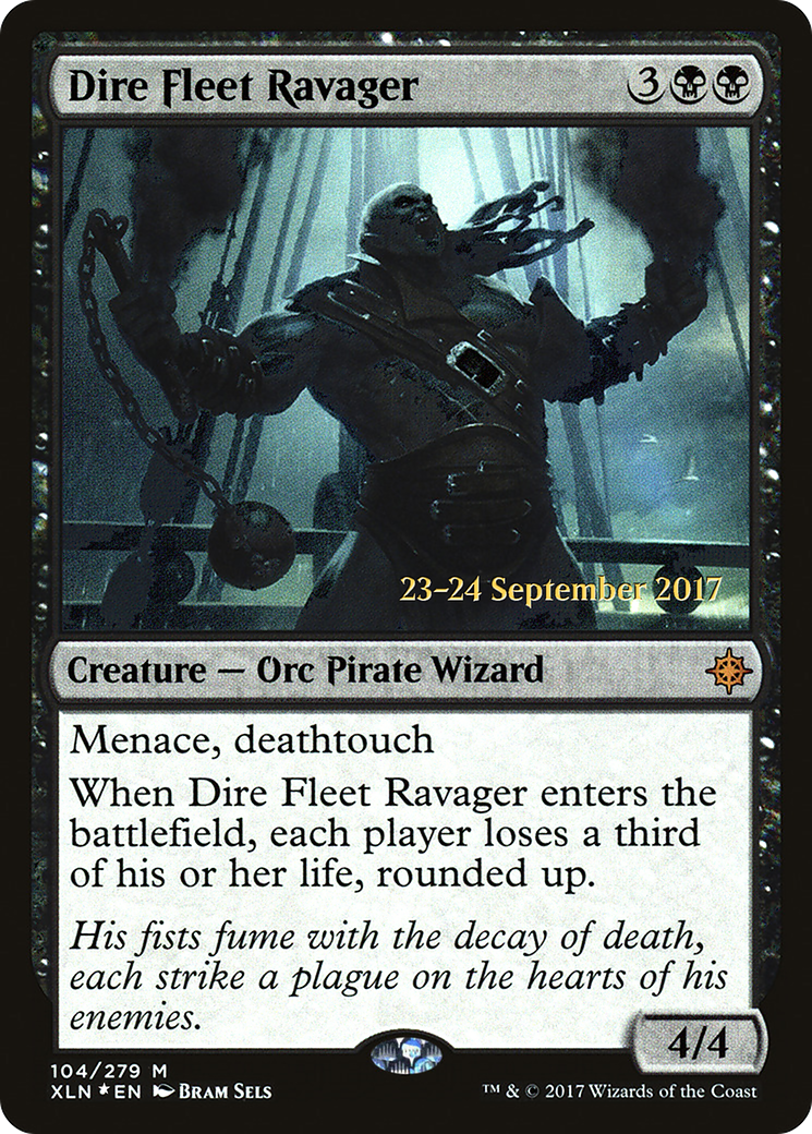 Dire Fleet Ravager (104) (Prerelease) - Foil