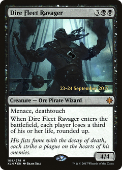 Dire Fleet Ravager (104) (Prerelease) - Foil