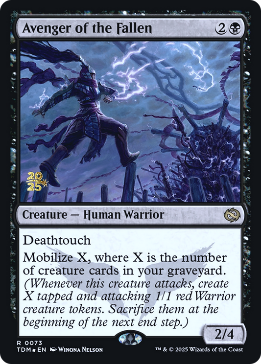 Avenger of the Fallen (0073) (Prerelease) (PTDM) - Foil