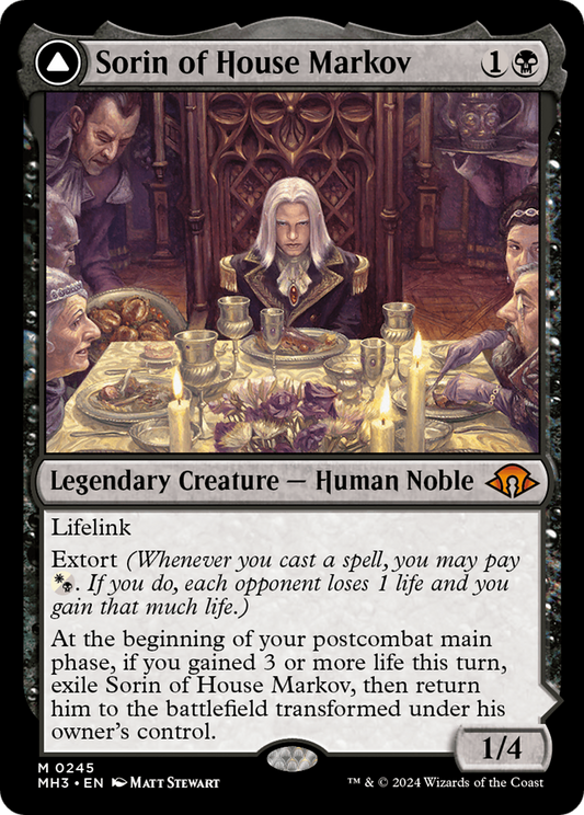 Sorin of House Markov // Sorin, Ravenous Neonate (MH3) - Foil
