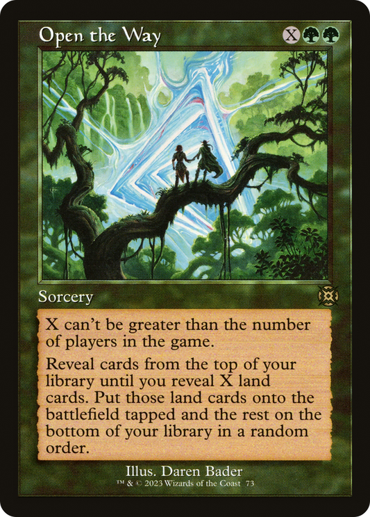 Open the Way (0073) (Retro Frame) - Foil