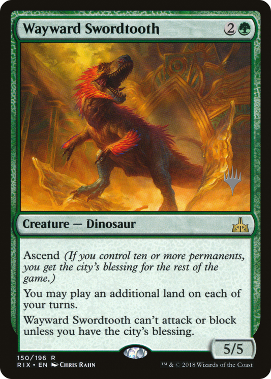 Wayward Swordtooth (150) (Promo Pack) - Foil