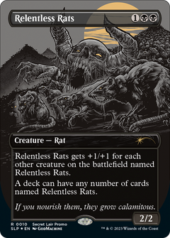 Relentless Rats (0010) (Borderless) - Foil