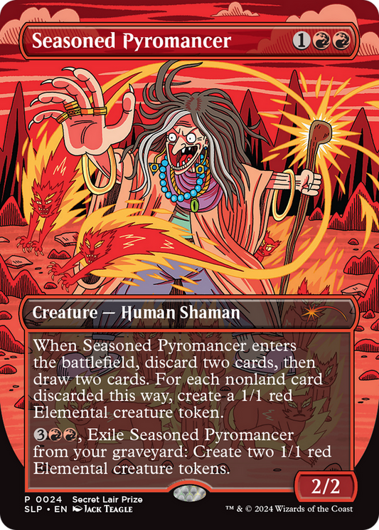 Seasoned Pyromancer (0024) (Borderless)