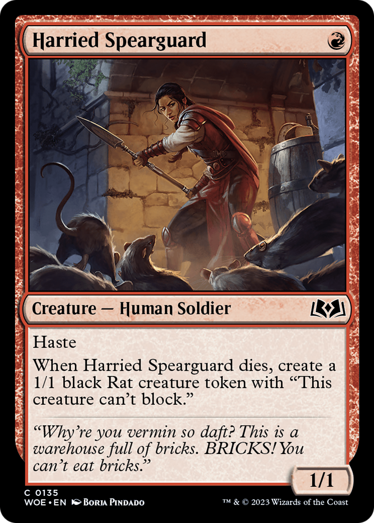 Harried Spearguard - Foil