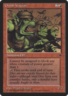 Orcish Veteran (Illus. Douglas Shuler)