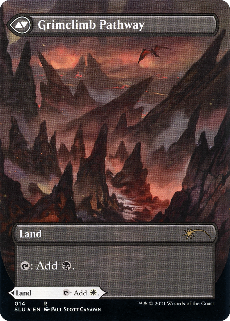 Brightclimb Pathway // Grimclimb Pathway (014) (Borderless) (SLU) - Foil