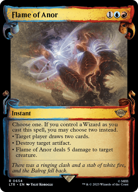 Flame of Anor (0654) (Showcase) - Silver Foil