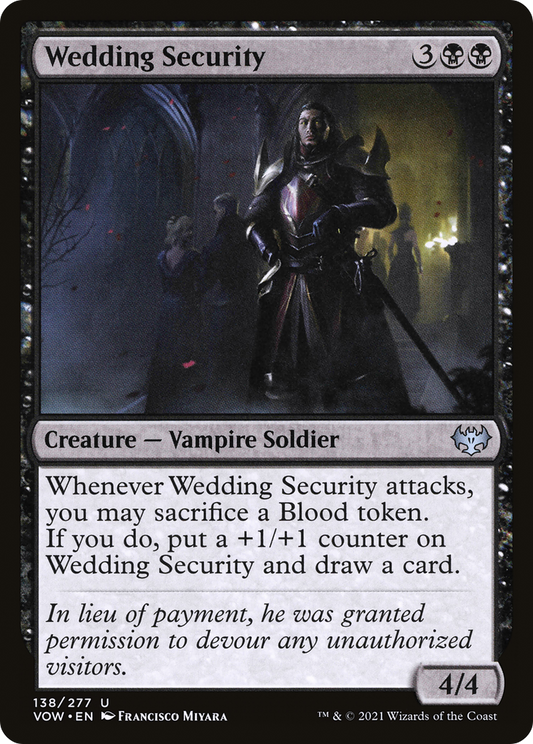 Wedding Security - Foil