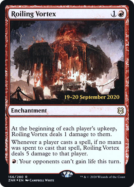 Roiling Vortex (156) (Prerelease) - Foil