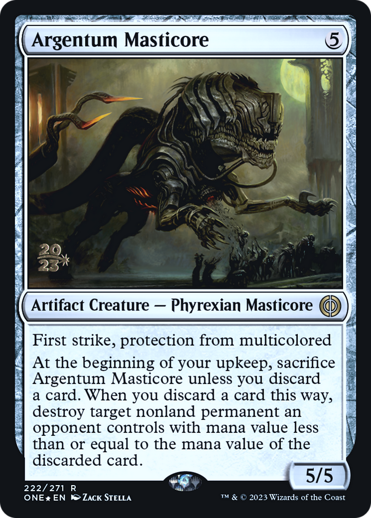 Argentum Masticore (222) (Prerelease) - Foil