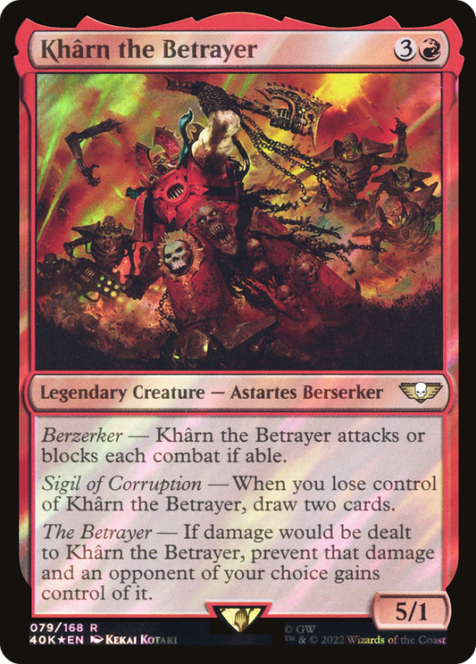 Kharn the Betrayer - Surge Foil