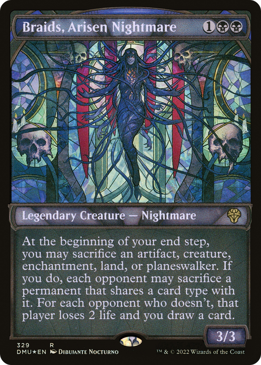 Braids, Arisen Nightmare (329) (Showcase) - Textured Foil