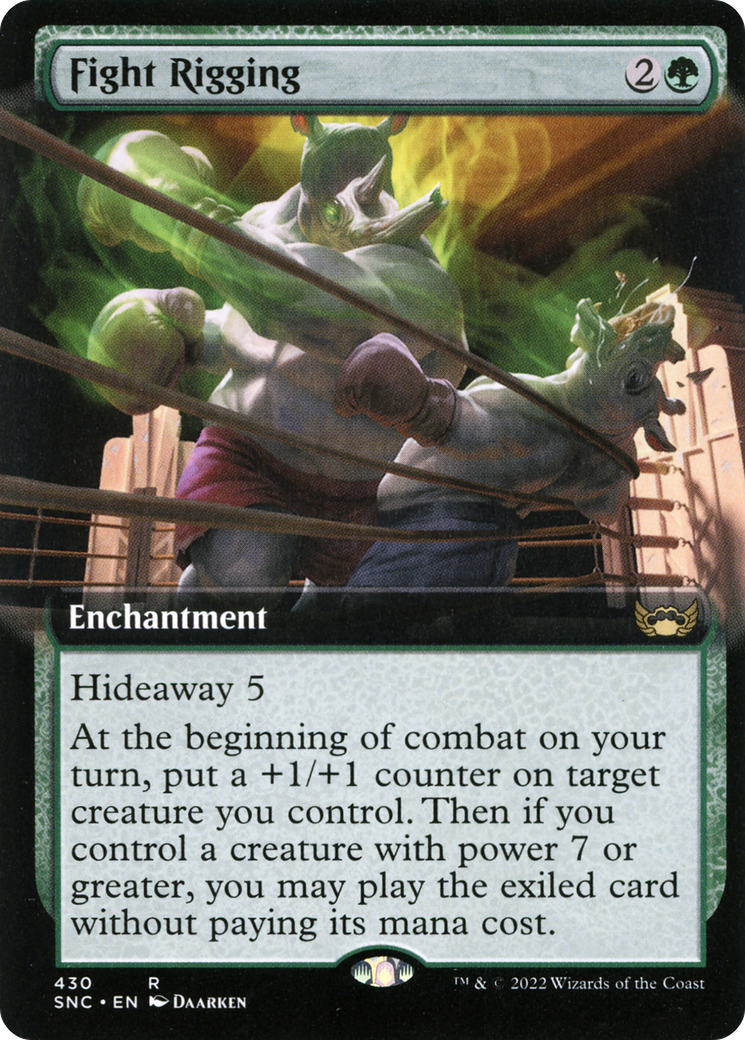 Fight Rigging (430) (Extended Art) - Foil