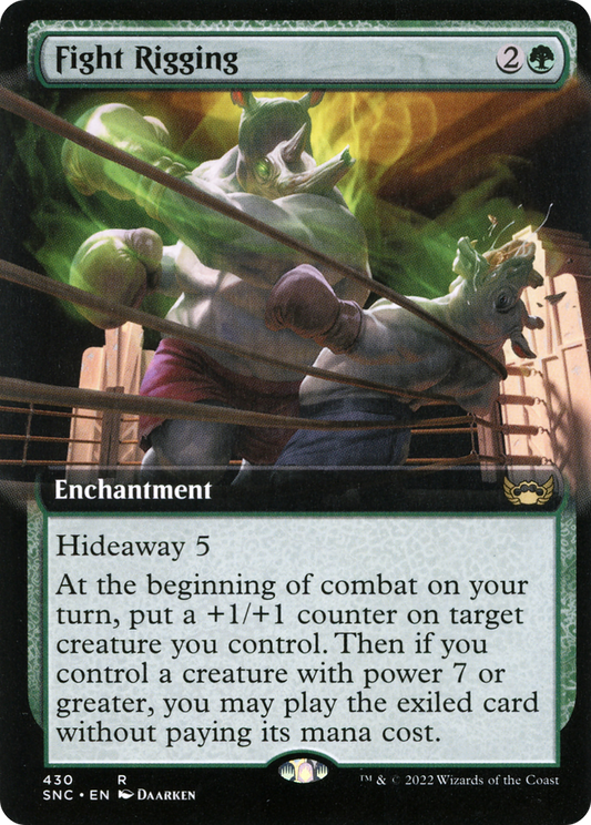 Fight Rigging (430) (Extended Art) - Foil