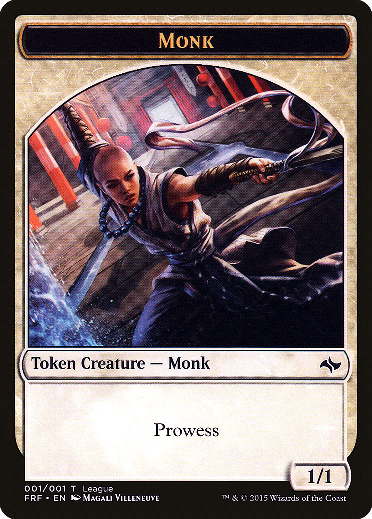 Monk (001) Token (League)