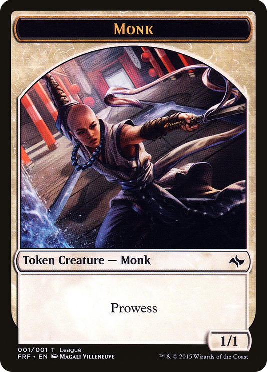 Monk (001) Token (League)
