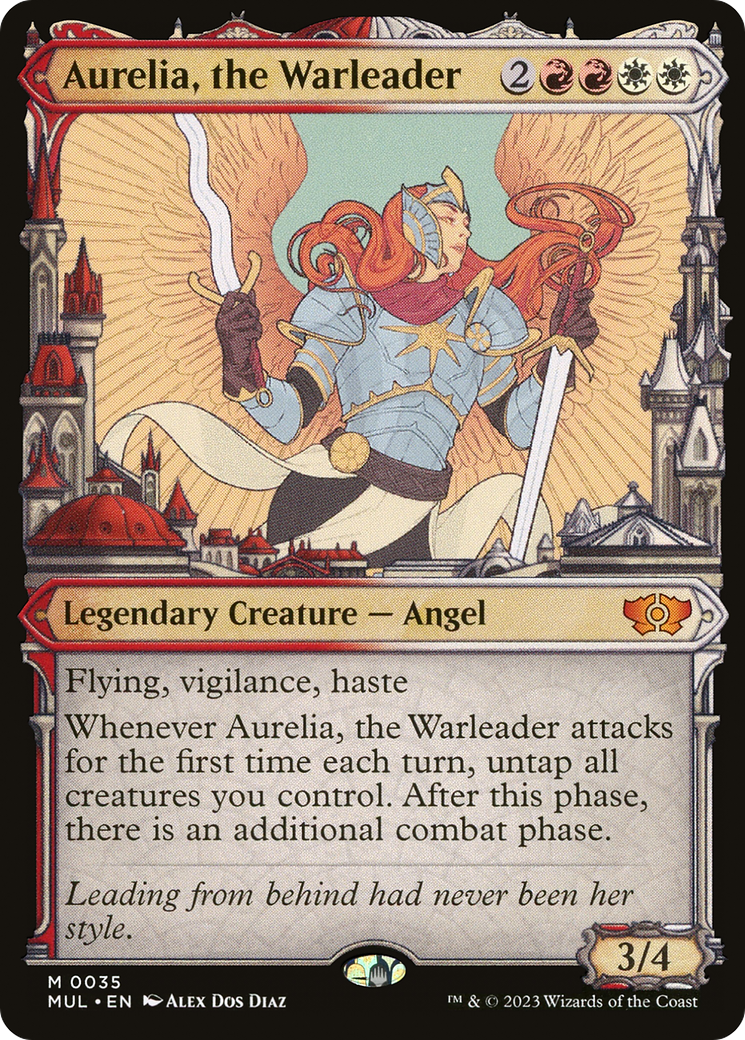 Aurelia, the Warleader (0035) (Showcase)
