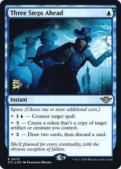 Three Steps Ahead (0075) (Prerelease) - Foil