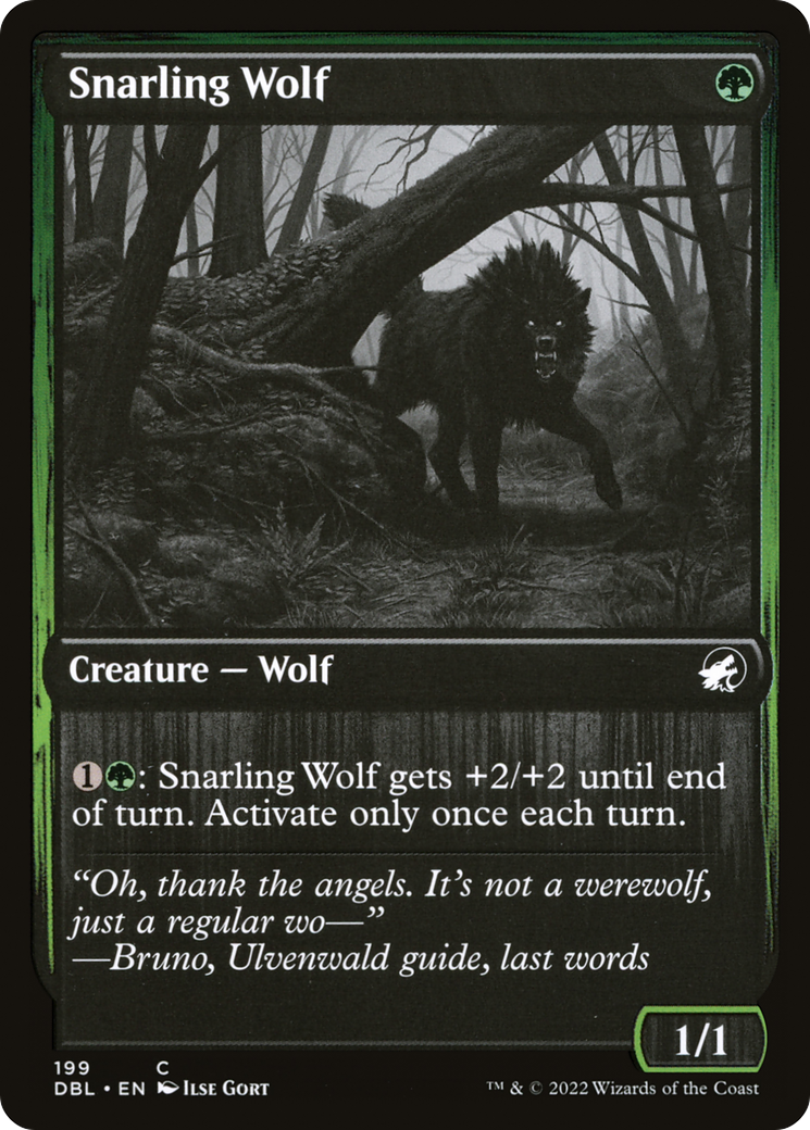Snarling Wolf (199)
