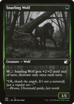 Snarling Wolf (199)