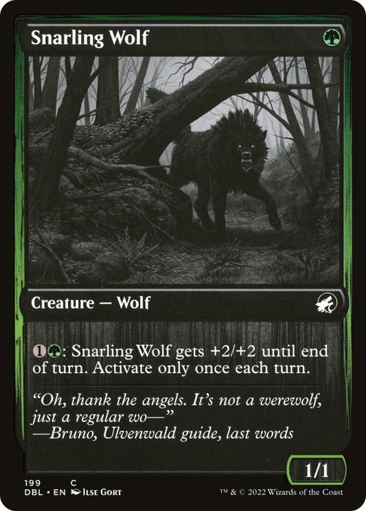 Snarling Wolf (199) - Foil