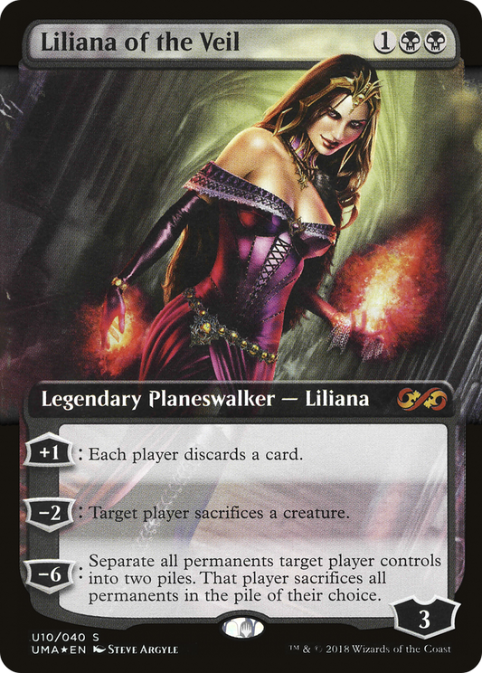 Liliana of the Veil (U10) (Extended Art) - Foil