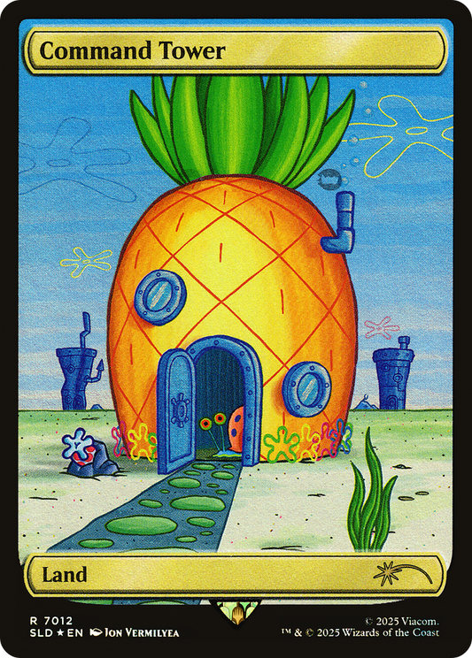 Command Tower (7012) (Textless) - Foil