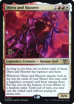 Djeru and Hazoret (0221) (Prerelease) - Foil