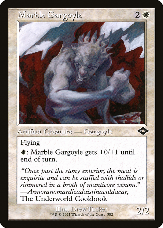 Marble Gargoyle (382) (Retro Frame) - Foil