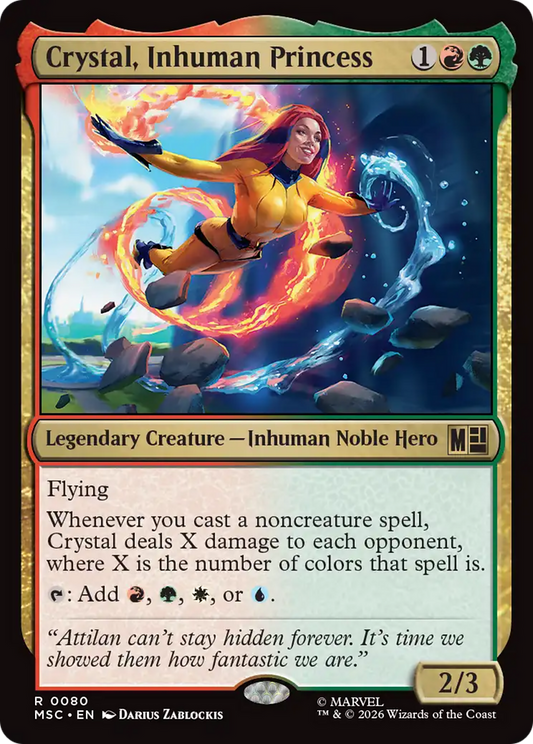 Crystal, Inhuman Princess (MSC) - Surge Foil