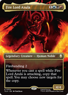 Fire Lord Azula (0334) (Borderless) - Foil tla